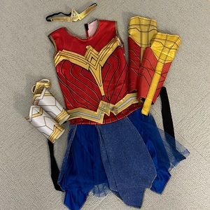 Wonder Woman Halloween Costume Kids 7-8Y